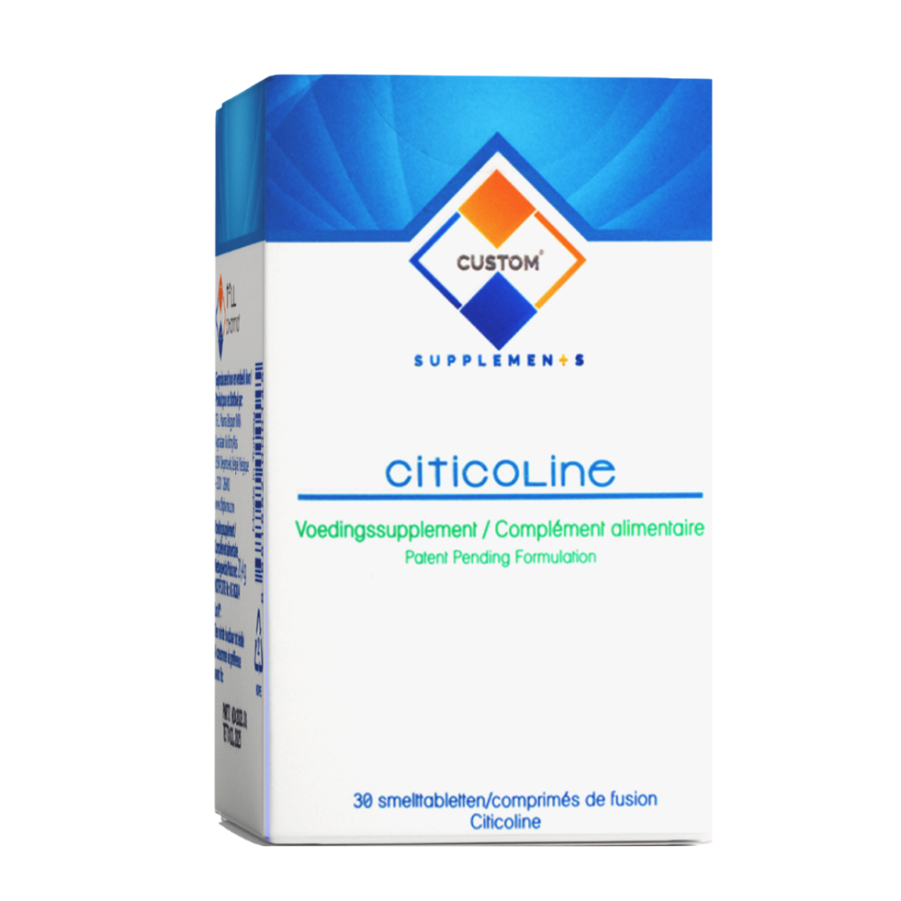 Custom Supplements® 250 mg Sitikolin Emme Tableti (30 Tablet)