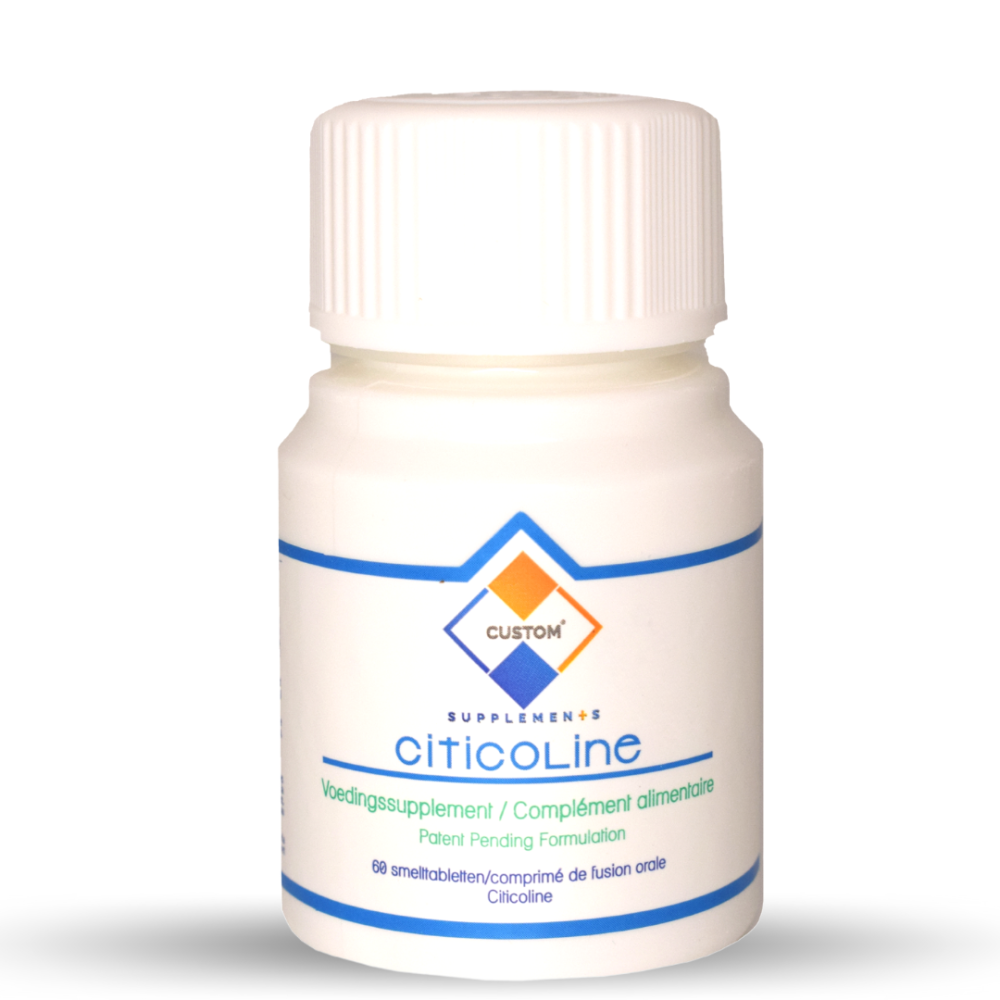 Custom Supplements® 250 mg Sitikolin Emme Tableti (60 Tablet)